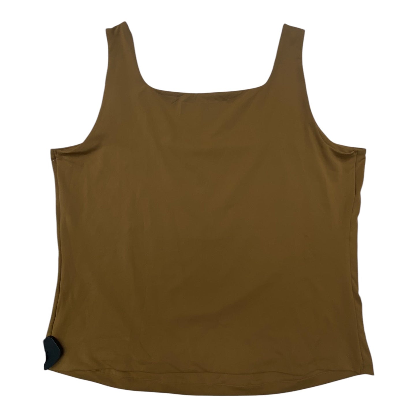 Top Sleeveless Basic By Lane Bryant In Tan, Size: 1x