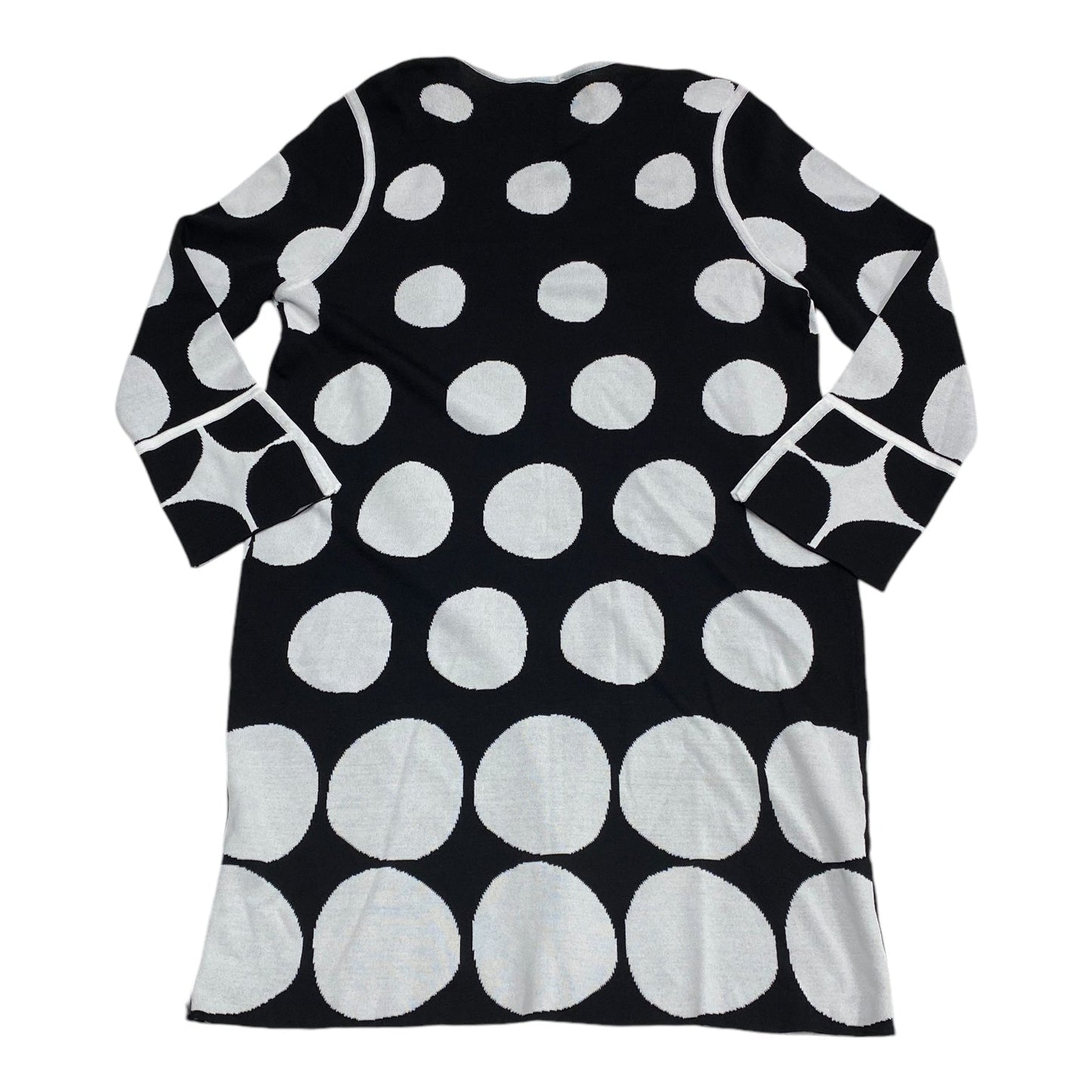 Top Long Sleeve By Chicos In Polkadot Pattern, Size: M