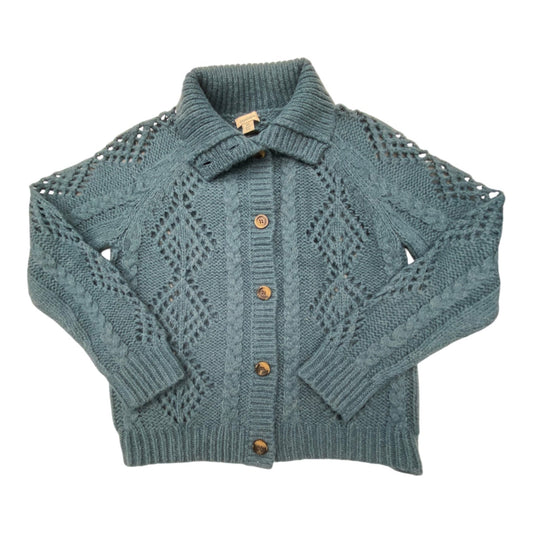 Sweater Cardigan By Sundance In Blue, Size: Xs