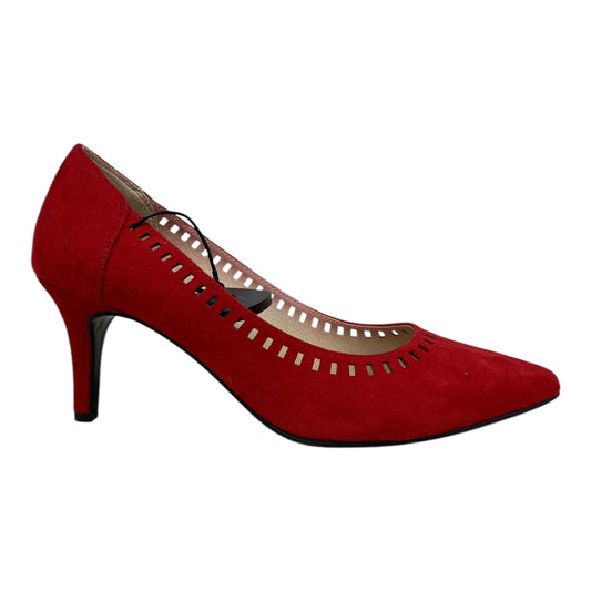 Shoes Heels Kitten By Life Stride In Red, Size: 10