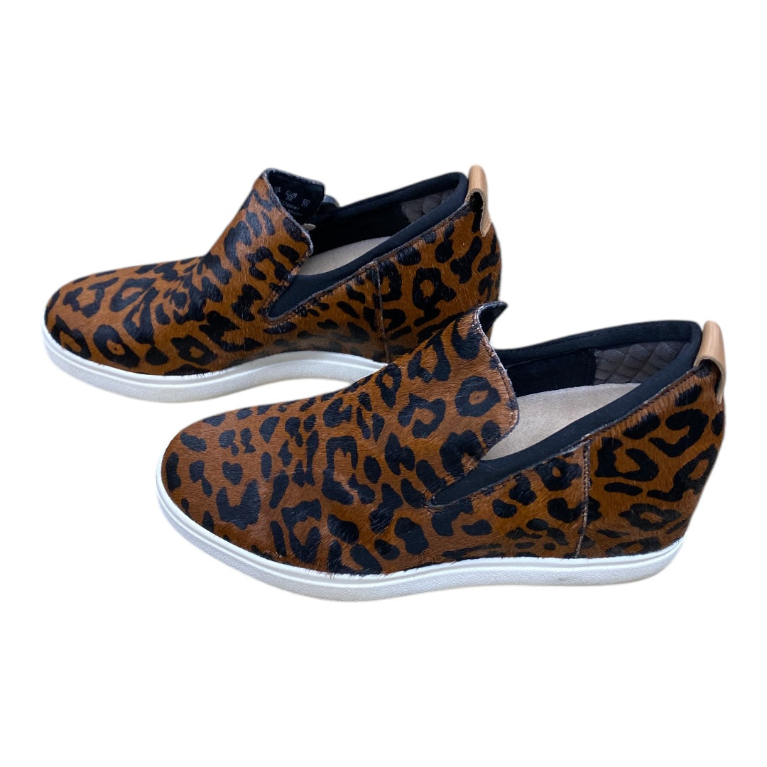 Shoes Heels Wedge By Dr Scholls In Animal Print, Size: 8