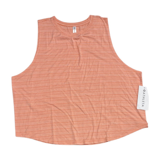 Athletic Tank Top By Athleta In Orange, Size: 1x