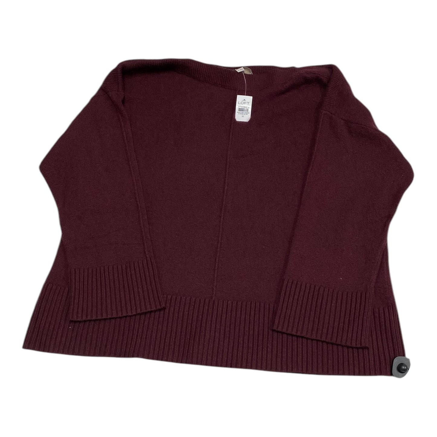 Sweater By Loft In Maroon, Size: M