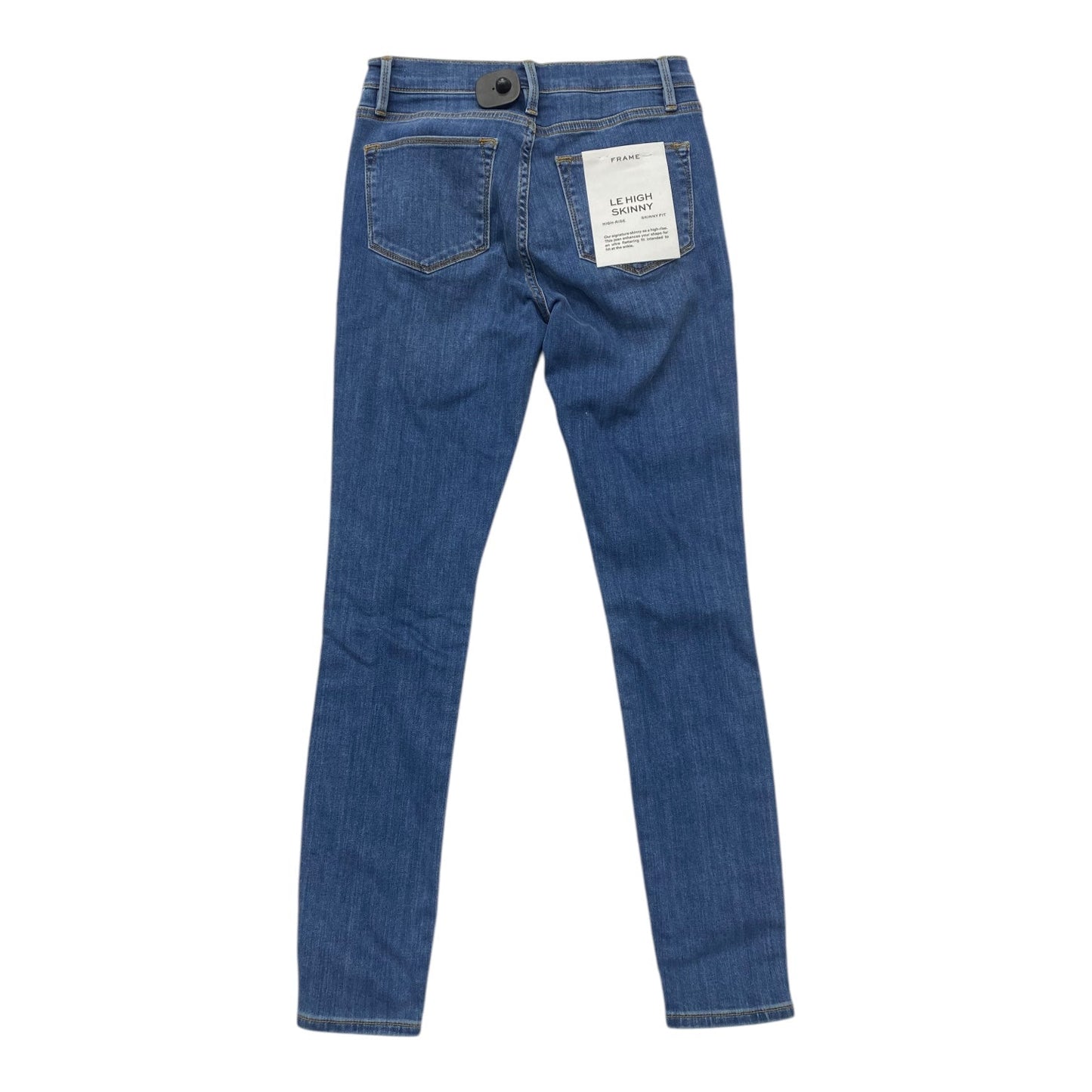 Jeans Skinny By Frame In Blue Denim, Size: 4