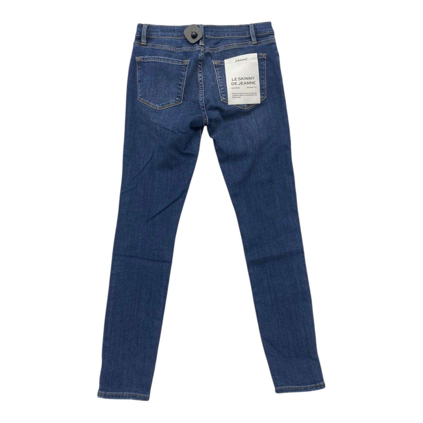 Jeans Skinny By Frame In Blue Denim, Size: 4