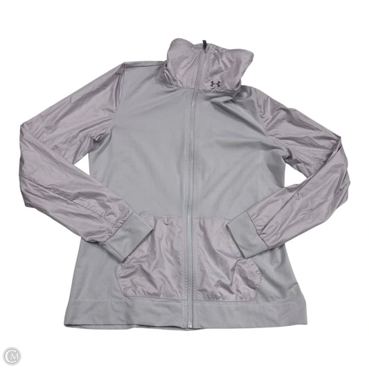 Athletic Jacket By Under Armour In Purple, Size: L