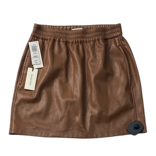 Skirt Mini & Short By Babaton In Brown, Size: Xxs