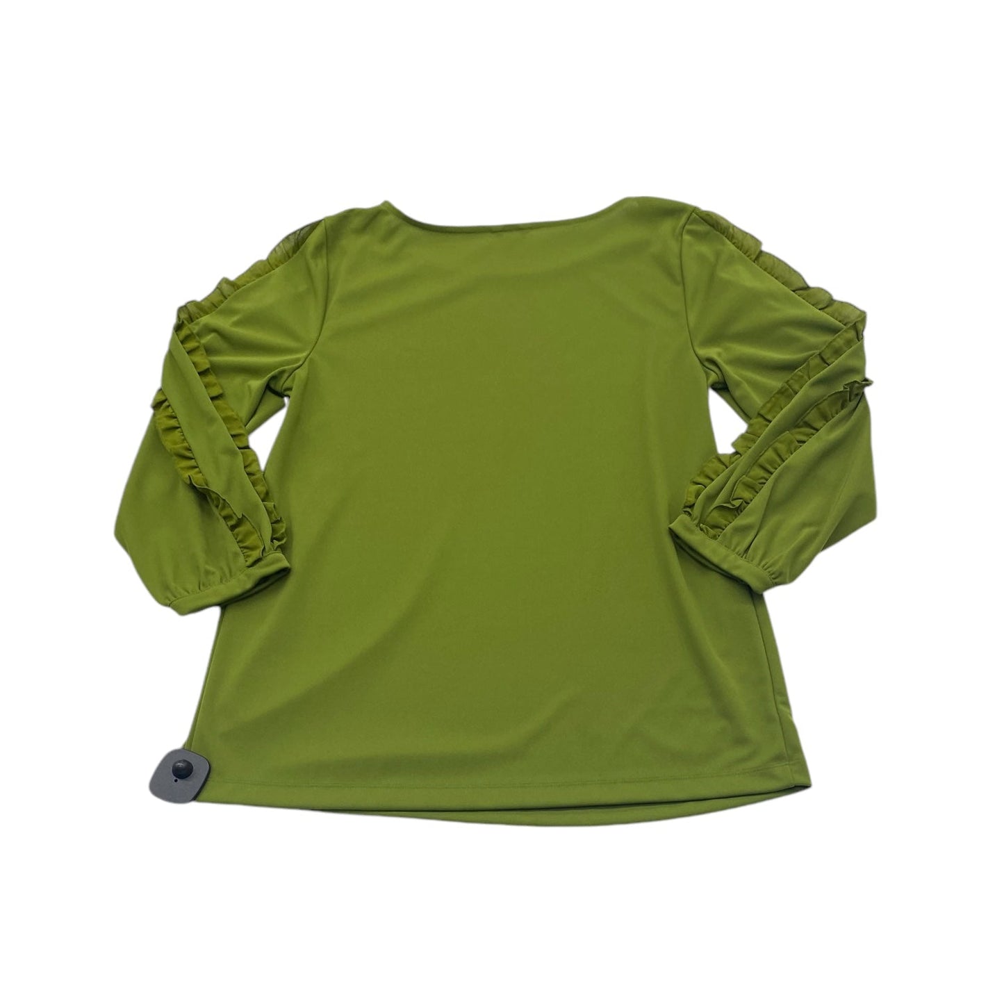 Top 3/4 Sleeve By Ann Taylor In Green, Size: Xs