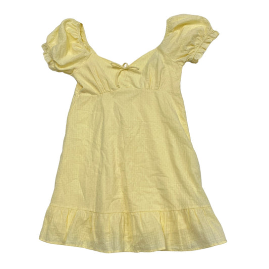 Yellow Dress Casual Midi Wild Fable, Size M