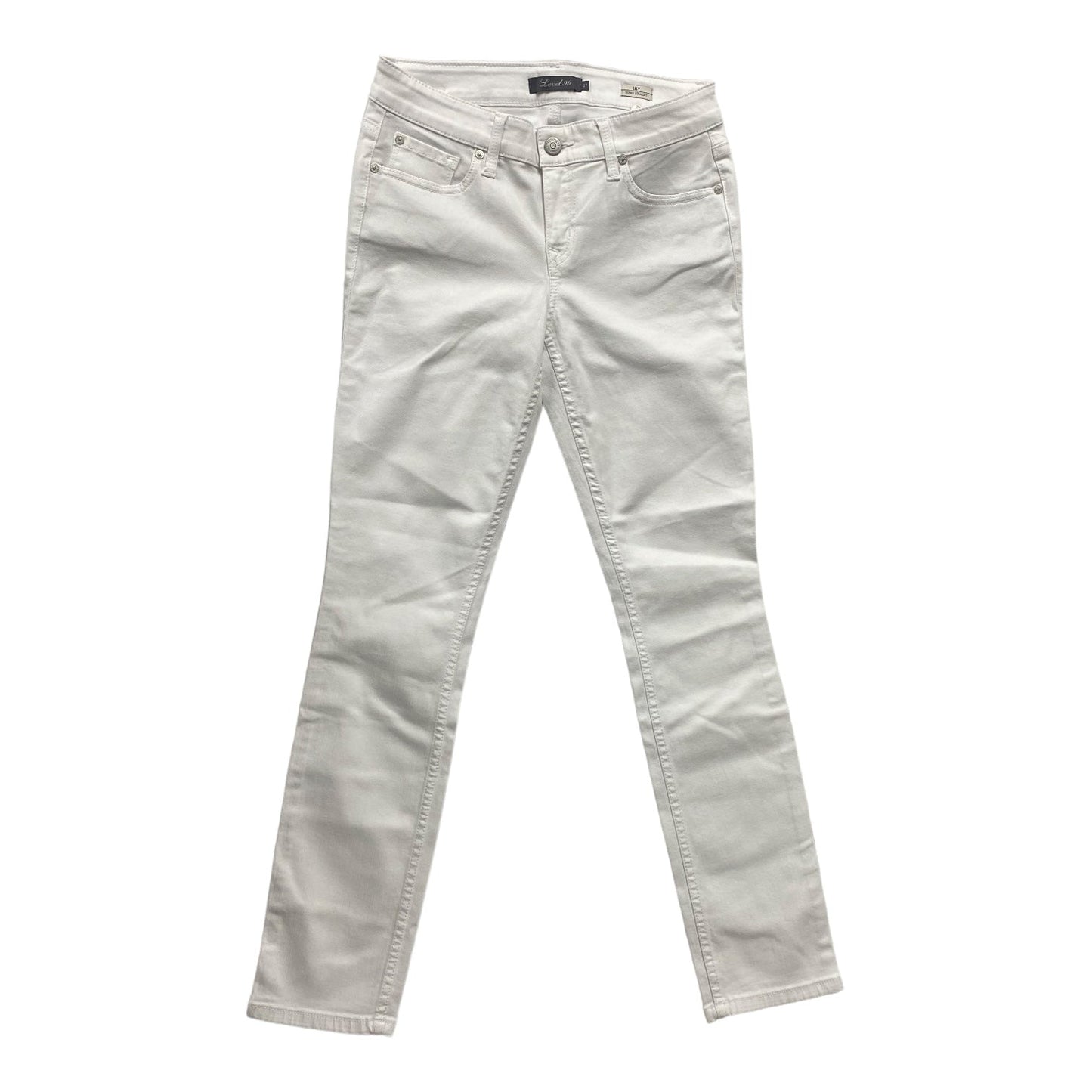 White Jeans Skinny Level 99, Size 4