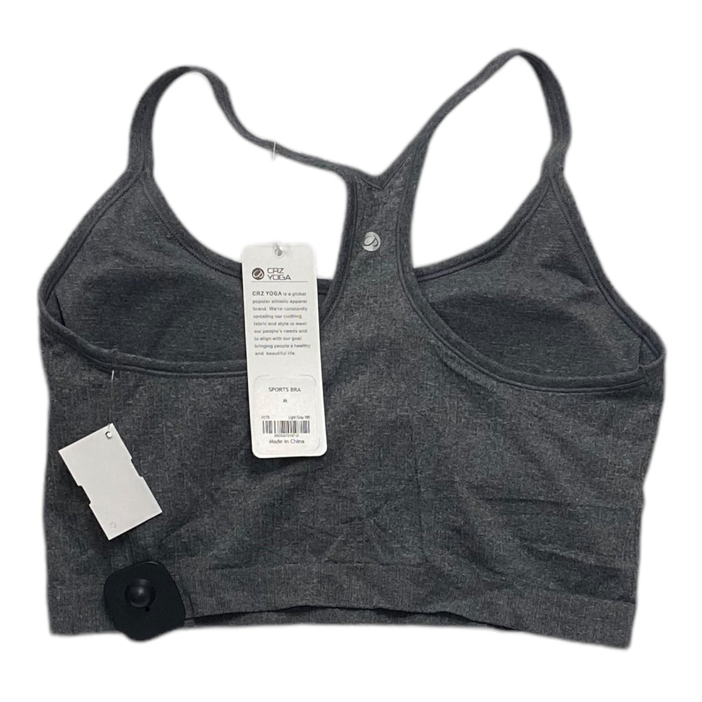 Grey Athletic Bra CRZ YOGA, Size M