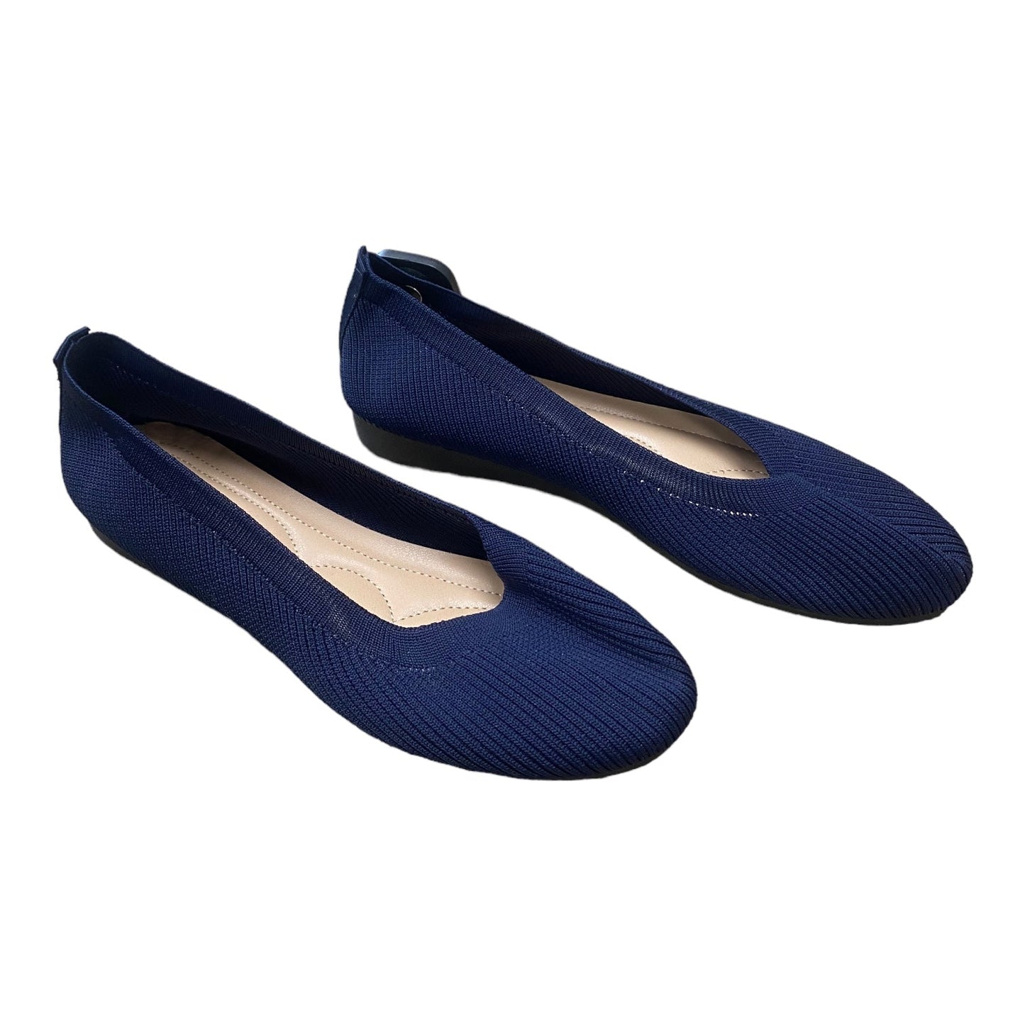 Navy Shoes Flats Clothes Mentor, Size 10