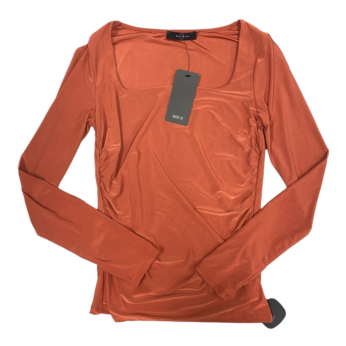 Orange Top Long Sleeve 21 SAINTS, Size S