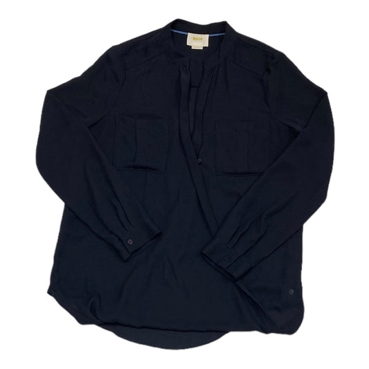 Navy Top Long Sleeve Maeve, Size 0