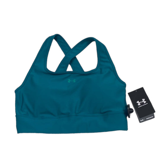 Teal Athletic Bra Under Armour, Size L