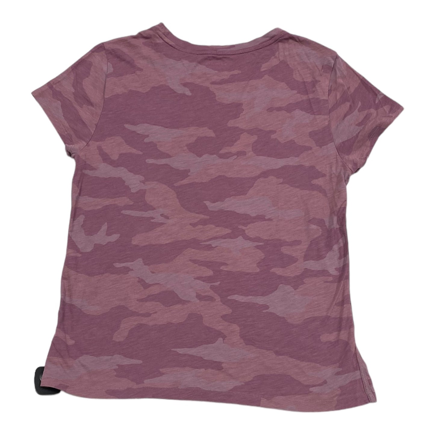 Pink & Purple Athletic Top Short Sleeve Athleta, Size M