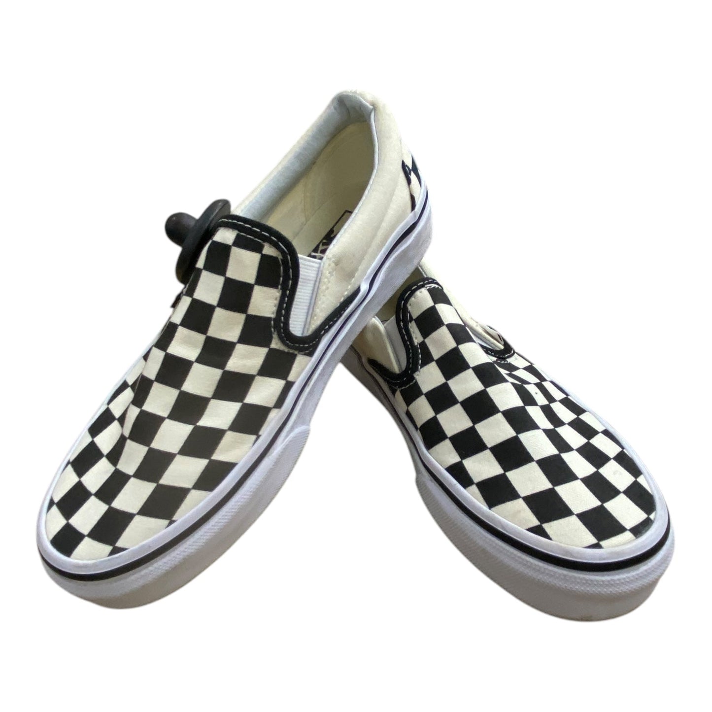 Shoes Sneakers By Vans In Checkered Pattern, Size: 5.5