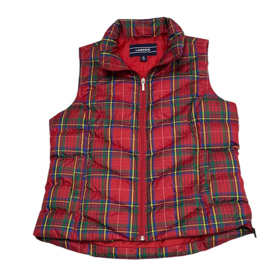 Vest Puffer & Quilted By Lands End In Multi-colored, Size: M