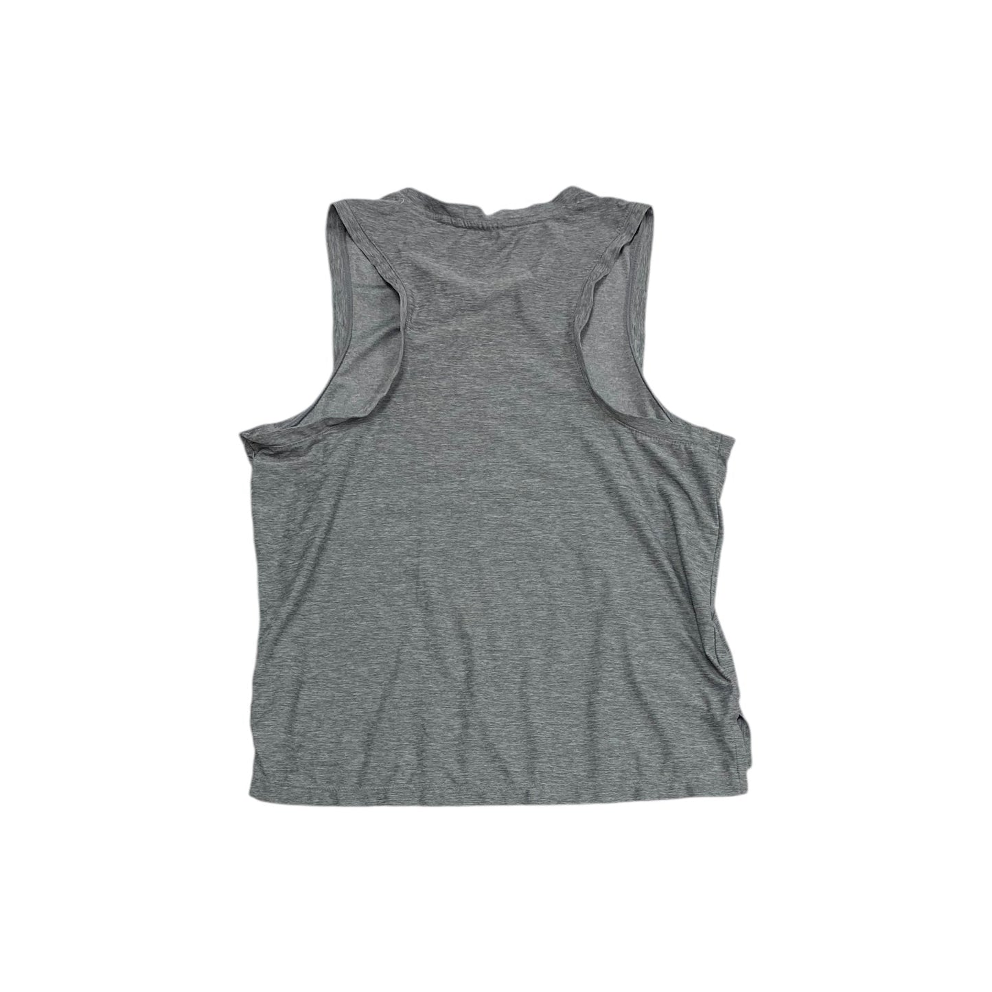 Athletic Tank Top By Reebok In Grey, Size: M