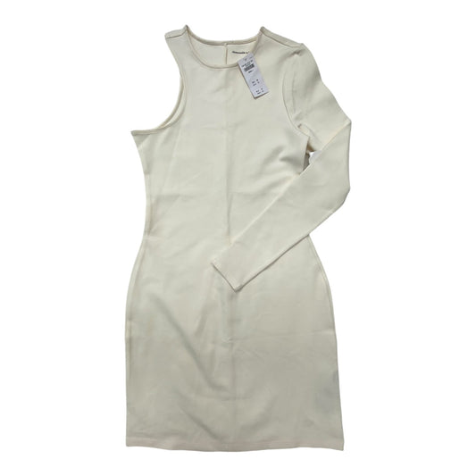 Dress Party Midi By Abercrombie And Fitch In Cream, Size: S