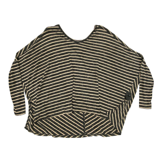 Top Long Sleeve By We The Free In Black & Cream, Size: S