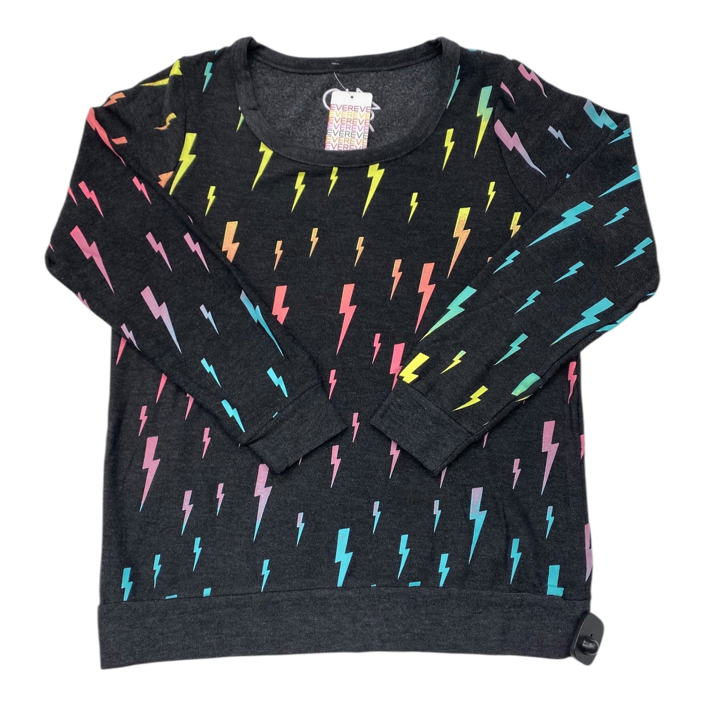 Top Long Sleeve By Chaser In Multi-colored, Size: M