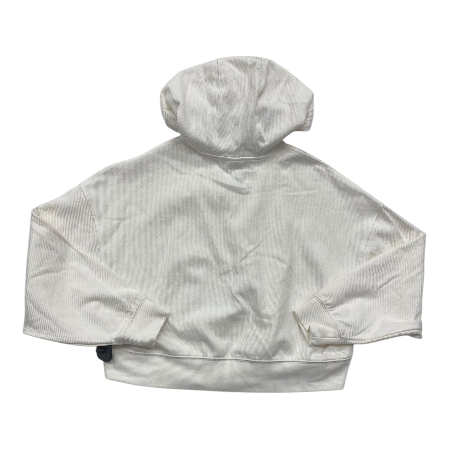 Athletic Top Long Sleeve Hoodie By All In Motion In Cream, Size: S