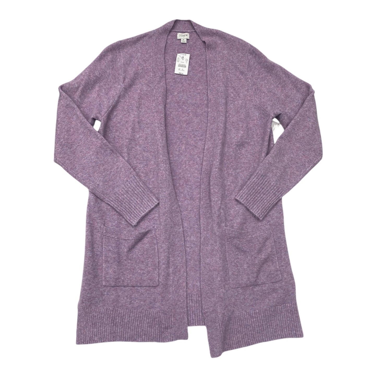 Sweater Cardigan By J. Crew In Purple, Size: M