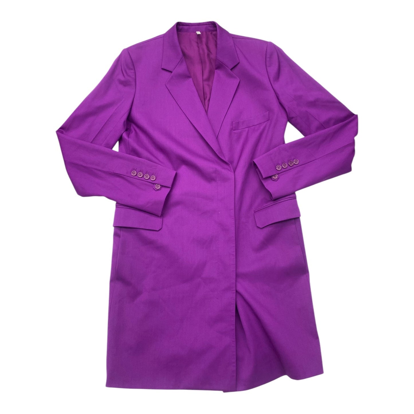 Blazer Designer By Helmut Lang In Purple, Size: 8