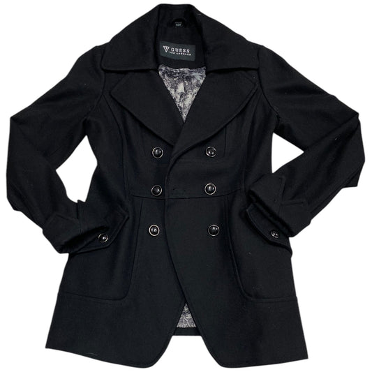 Coat Wool By Guess In Black, Size: S