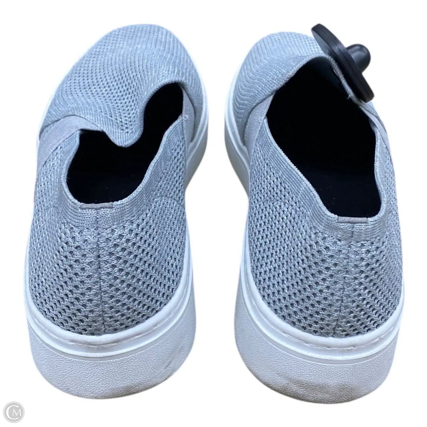 Shoes Designer By Eileen Fisher In Grey & White, Size: 9