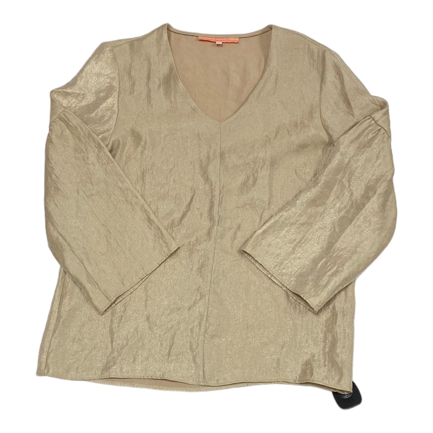 Beige Top Long Sleeve Cmc, Size S