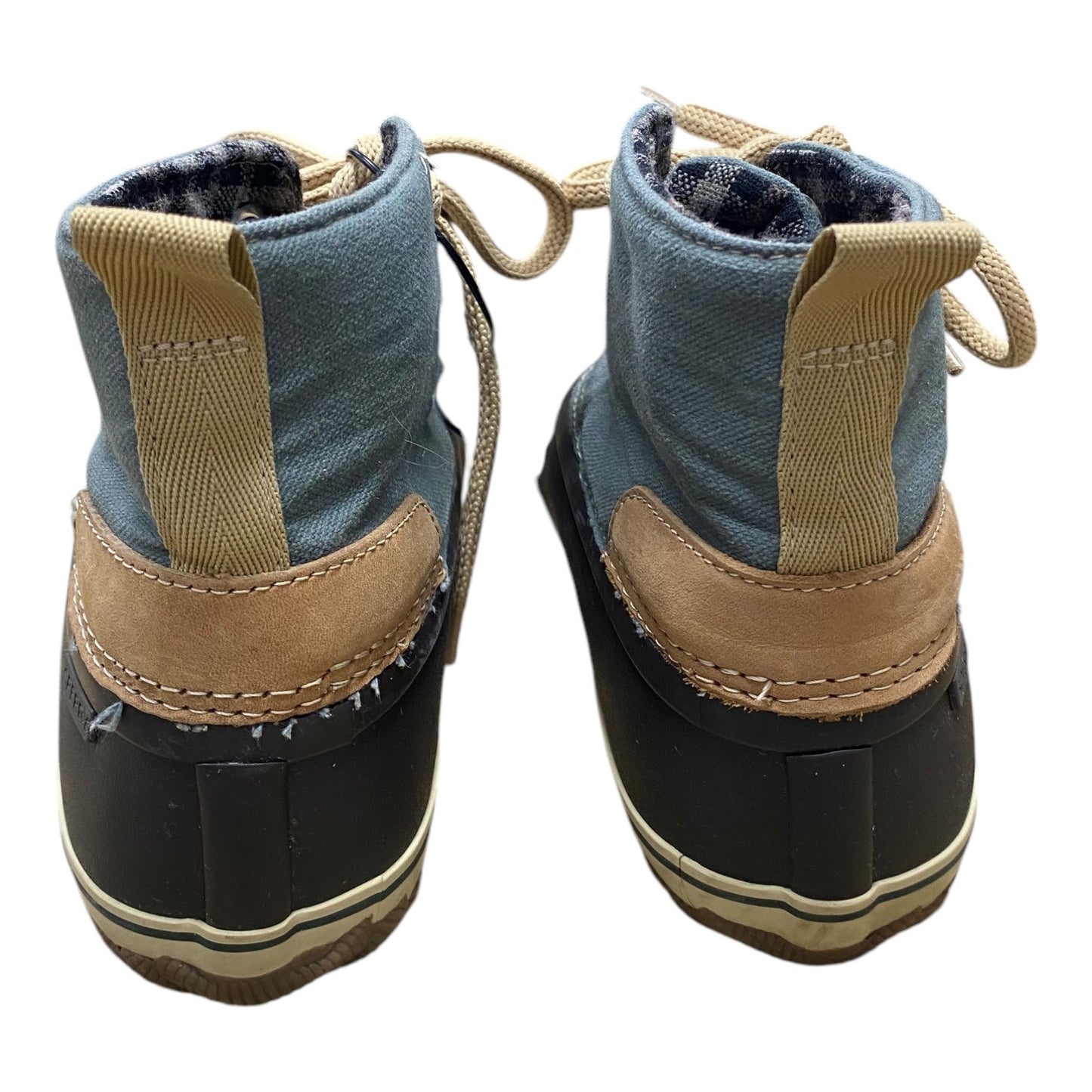 Boots Snow By Sperry In Blue & Grey, Size: 8