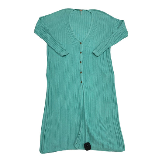 Cardigan By Free People In Teal, Size: M