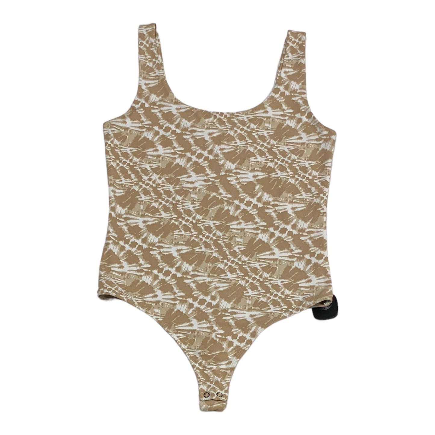 Bodysuit By Express In Beige, Size: M