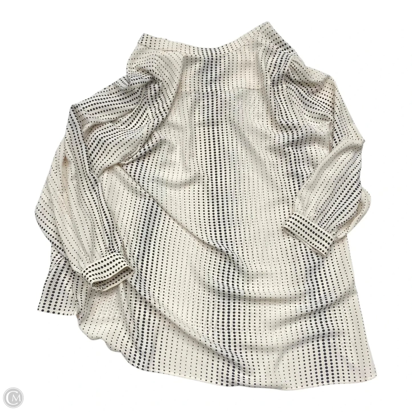 Top Long Sleeve By Anne Klein In Cream, Size: 3x