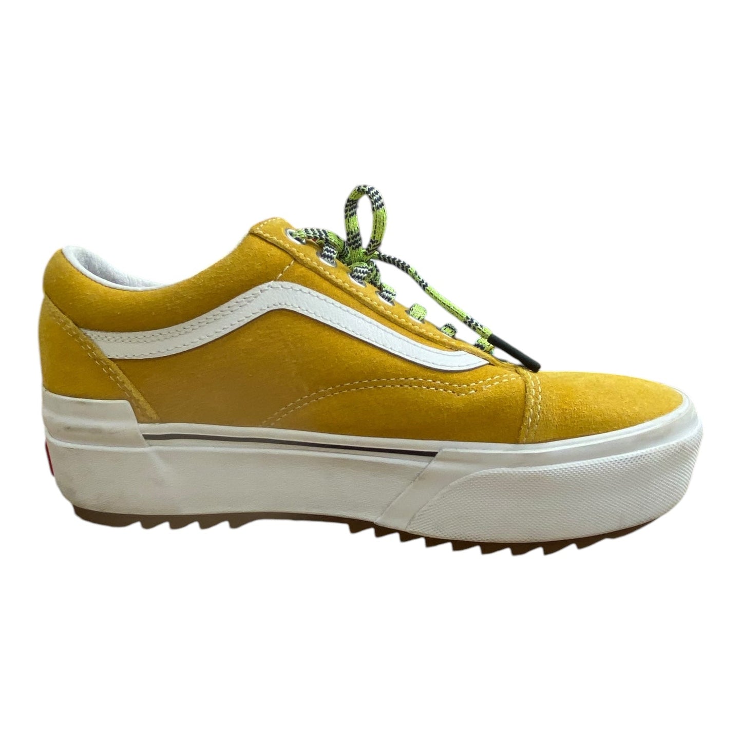 Shoes Sneakers Platform By Vans In Yellow, Size: 10