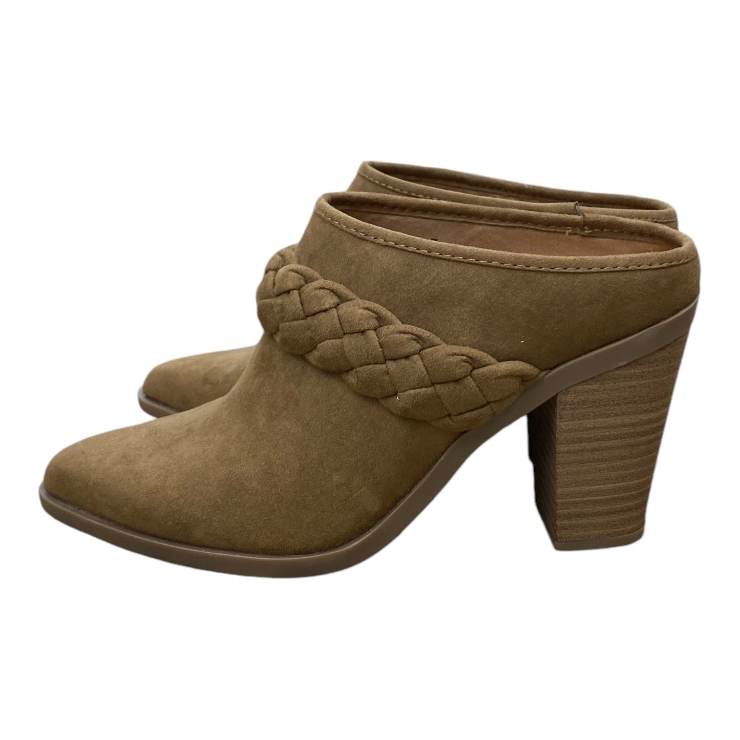 Shoes Heels Block By Universal Thread In Tan, Size: 7