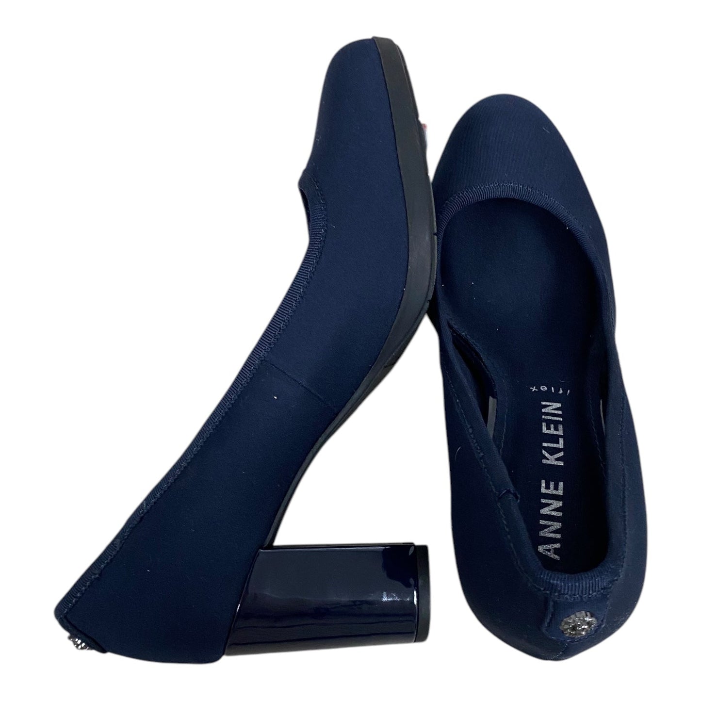 Shoes Heels Block By Anne Klein In Navy, Size: 7