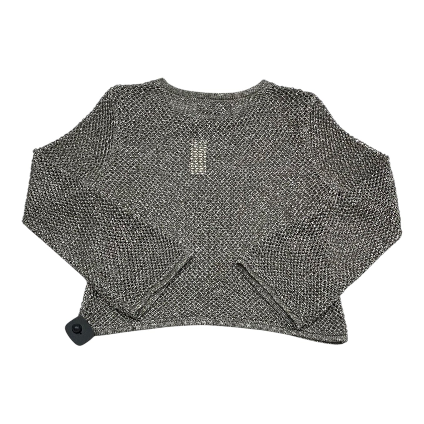 Top Long Sleeve By Anthropologie In Grey, Size: M