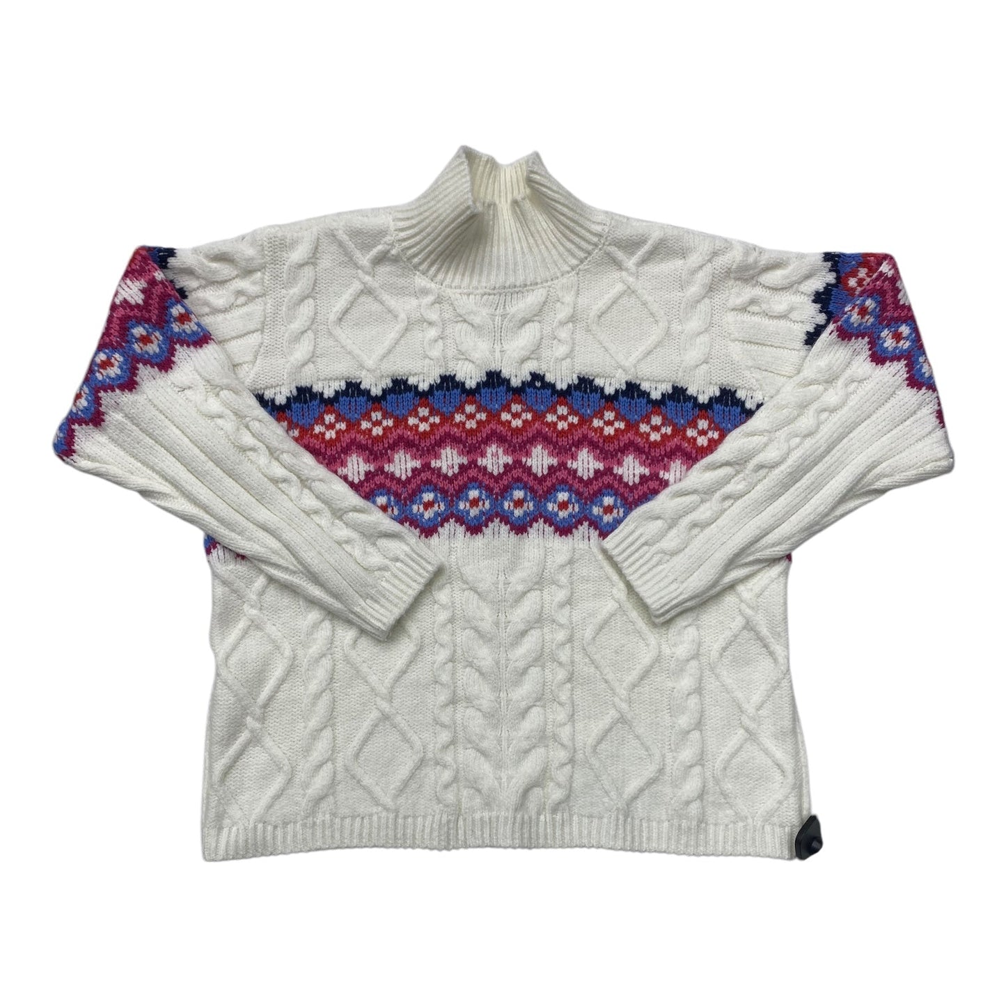 Sweater By St Johns Bay In White, Size: 1x