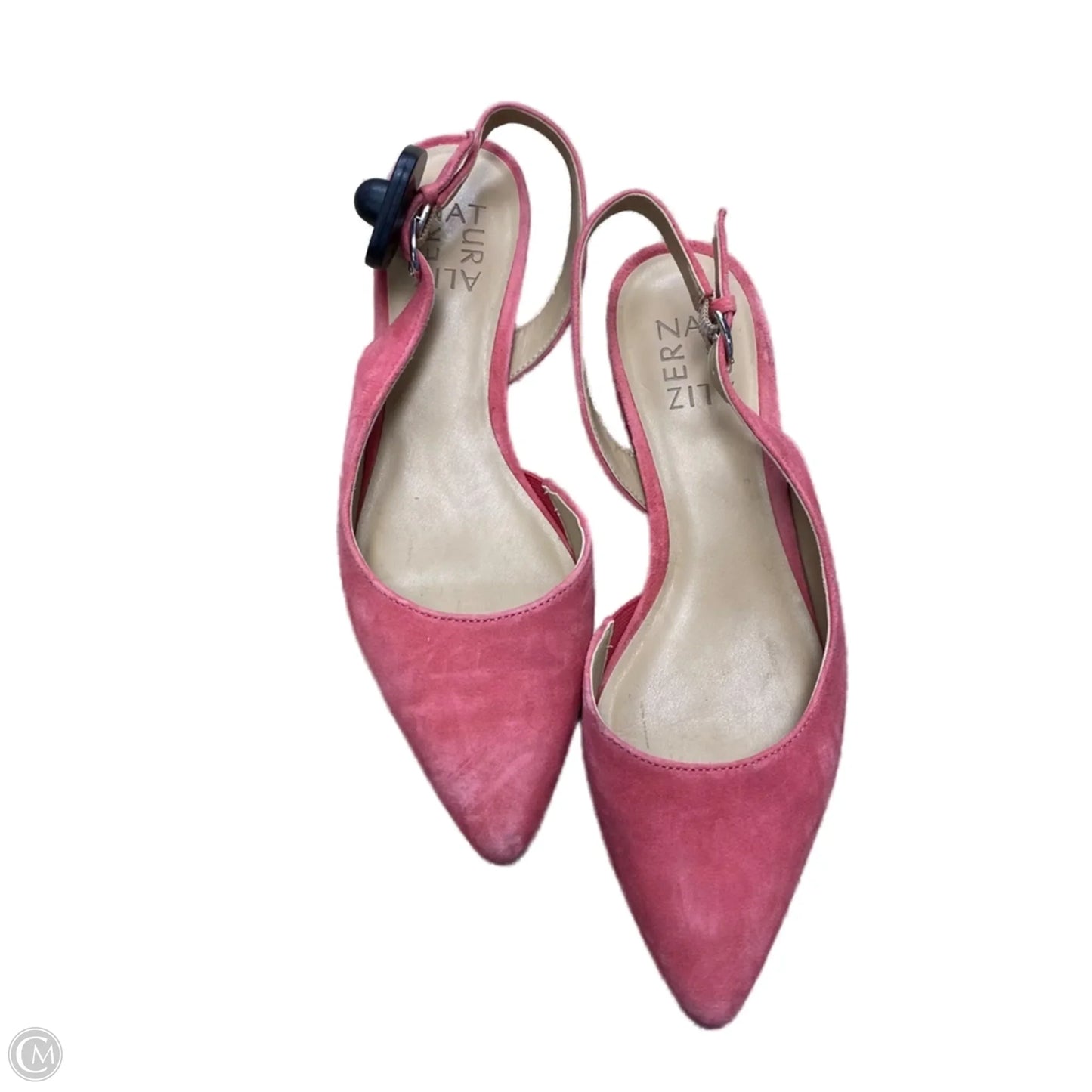 Sandals Heels Platform By Naturalizer In Pink, Size: 6.5