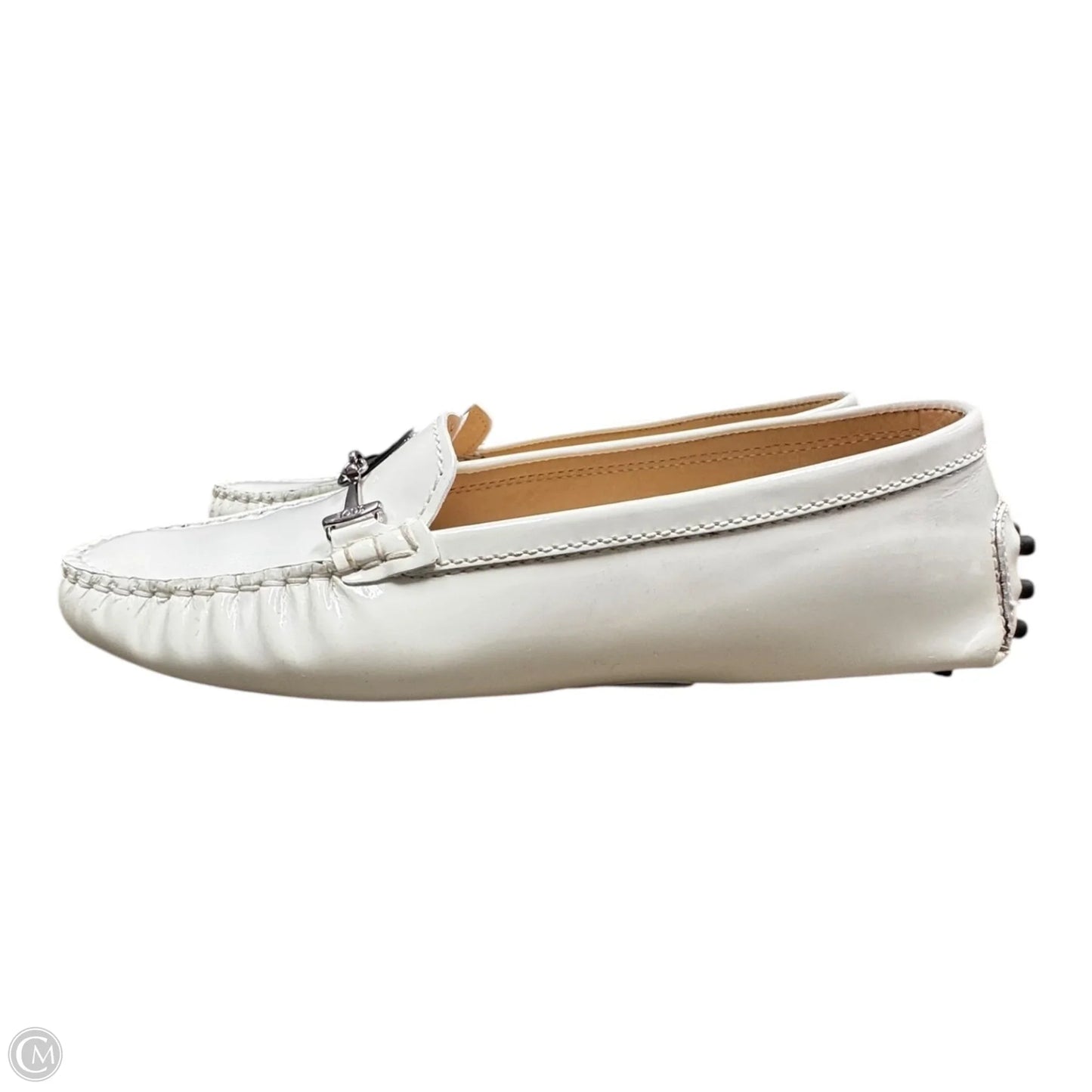 Shoes Luxury Designer By Tods In White, Size: 6.5