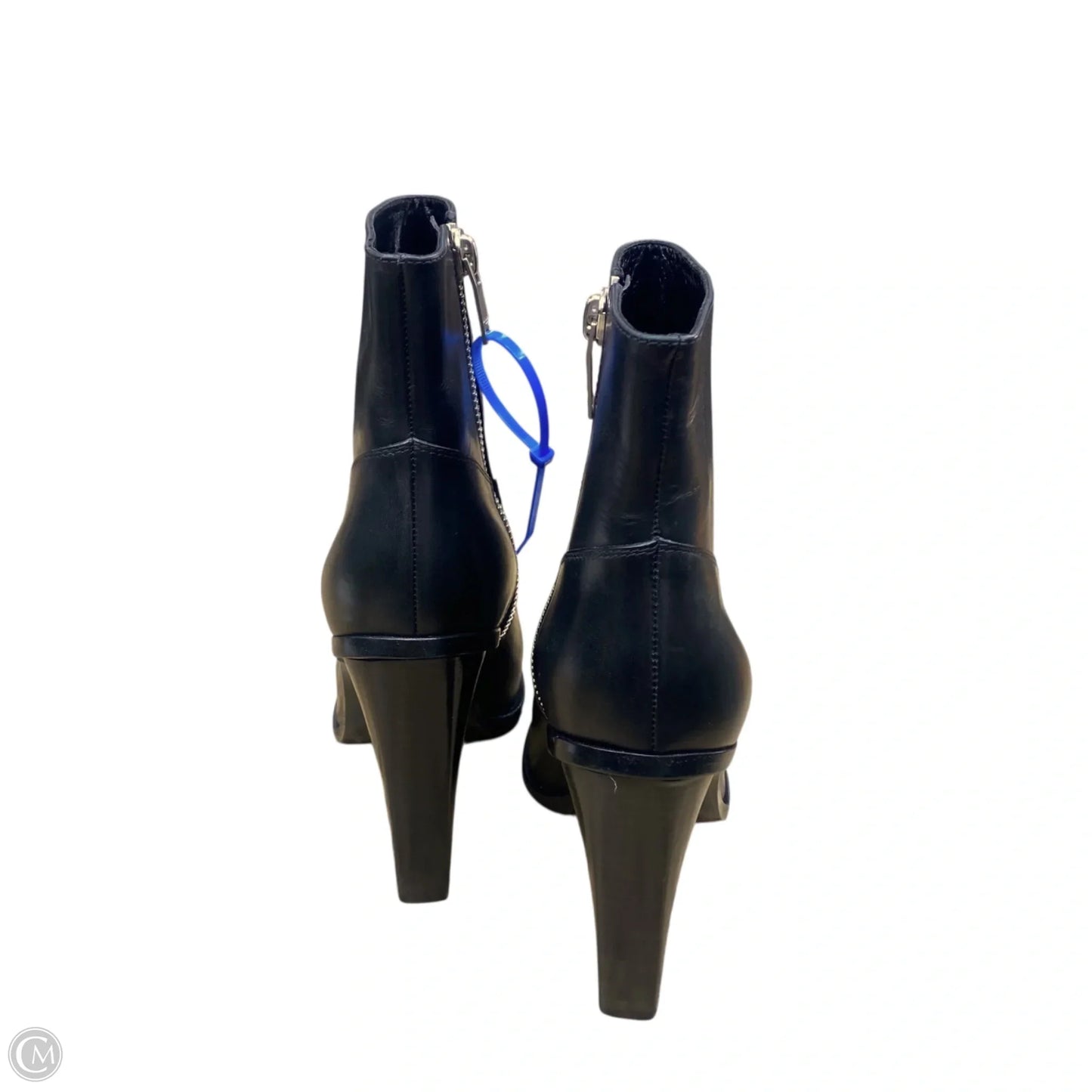 Boots Luxury Designer By Yves Saint Laurent In Black, Size: 9.5