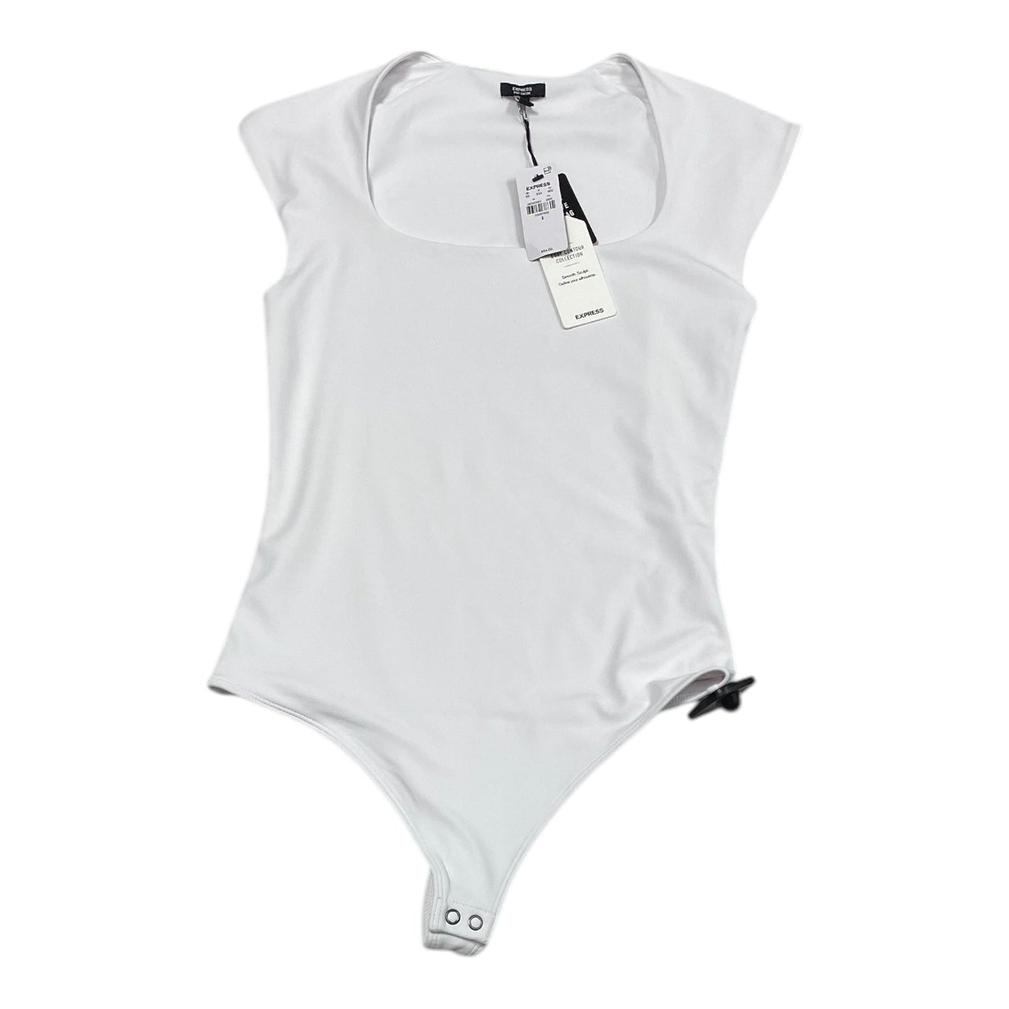 Bodysuit By Express In White, Size: S