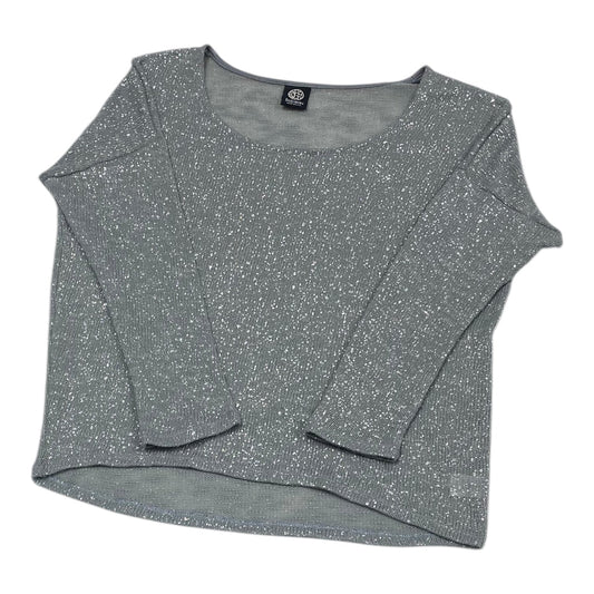 Sweater By Bobeau In Grey & Silver, Size: L