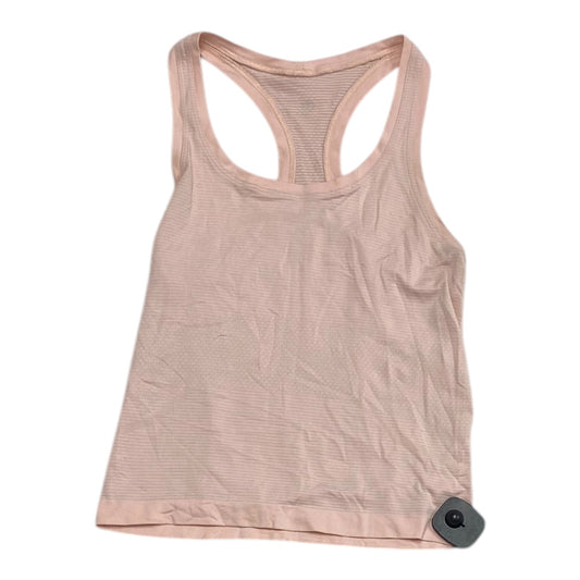 Athletic Tank Top By Lululemon In Pink, Size: 4