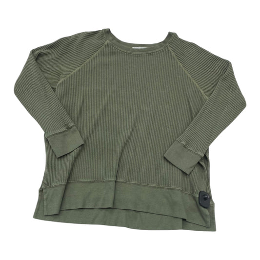 Top Long Sleeve By Stateside In Green, Size: Xl