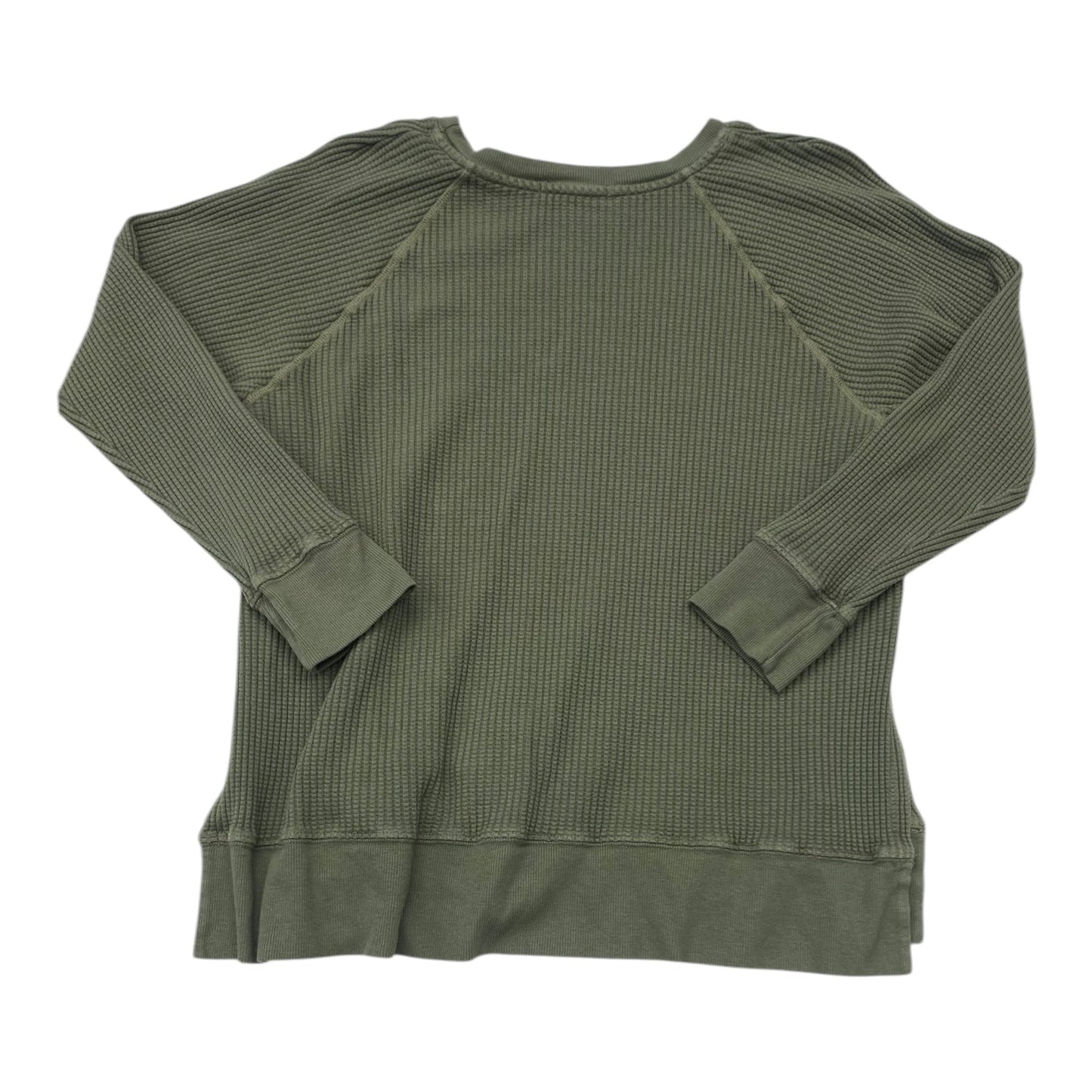 Top Long Sleeve By Stateside In Green, Size: Xl