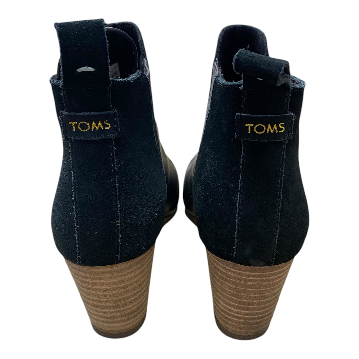 Boots Ankle Heels By Toms In Black, Size: 7.5